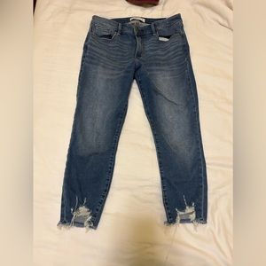 Abercrombie and Fitch mid rise stretch jeans size 10